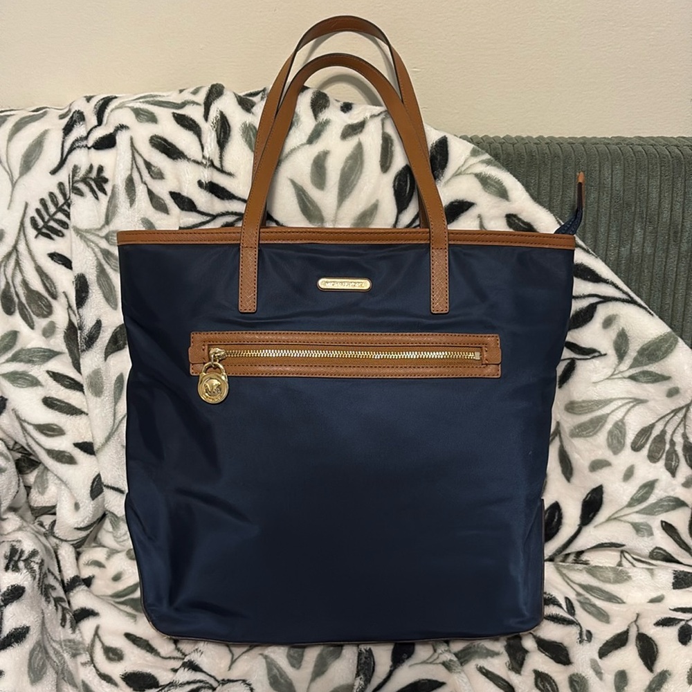Michael Kors Kempton tote bag navy blue